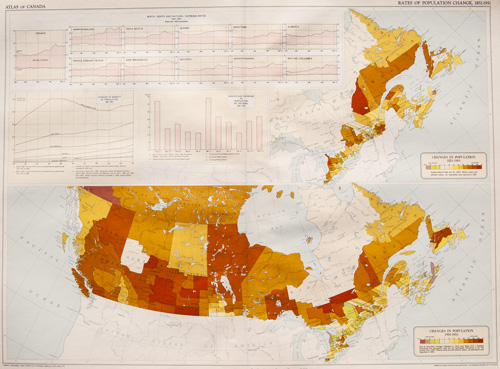 Rates of Population Change, 1851–1951